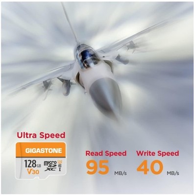 A1 V30 128GB Micro SD Card 2-Pack, Ultra Durable for Security Cameras & More