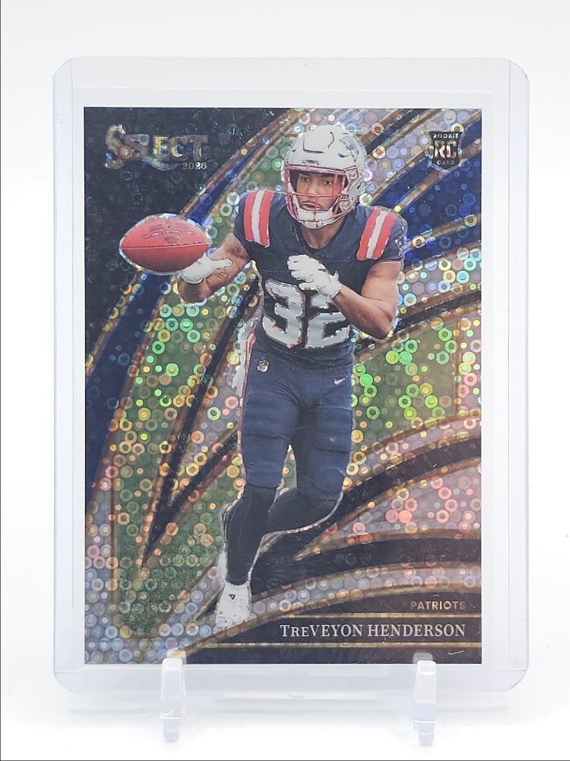 TREVEYON HENDERSON 2025 SELECT CLUB LEVEL ROOKIE DISCO PRIZM RC Q4588
