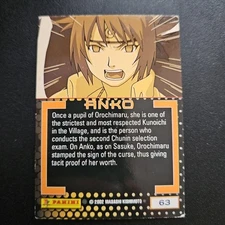 2002 Panini Naruto: Ninja Ranks Anko #63 CCG TCG MP