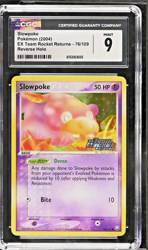 Slowpoke graded CGC 9 for sale on eBay