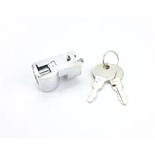 Gas Tank Filler Cap Locking Latch - Chrome  17550-377-315 / 17550-377-305