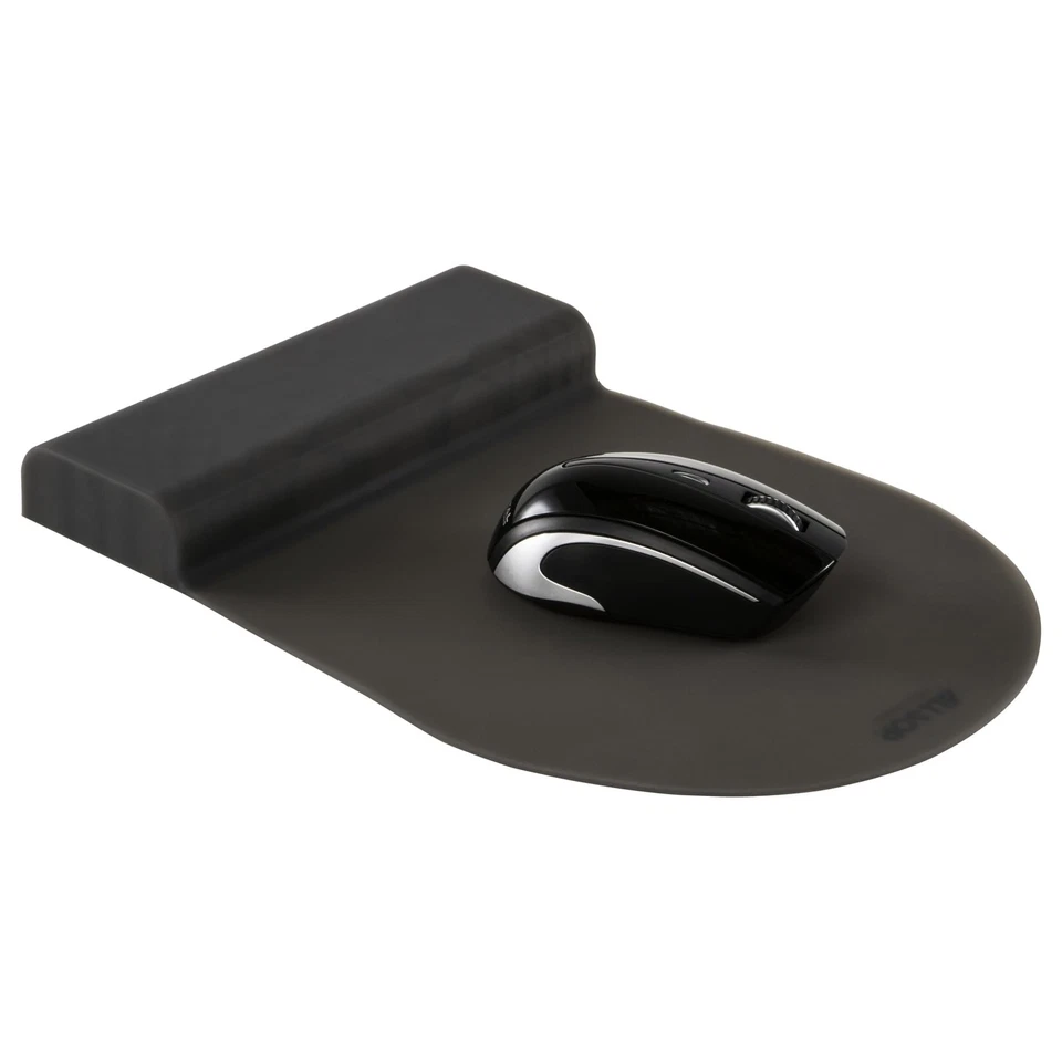 ErgoFlex Mouse Pad with Silicone Grid Wrist Support - Black (31879) - Image 4 of 4