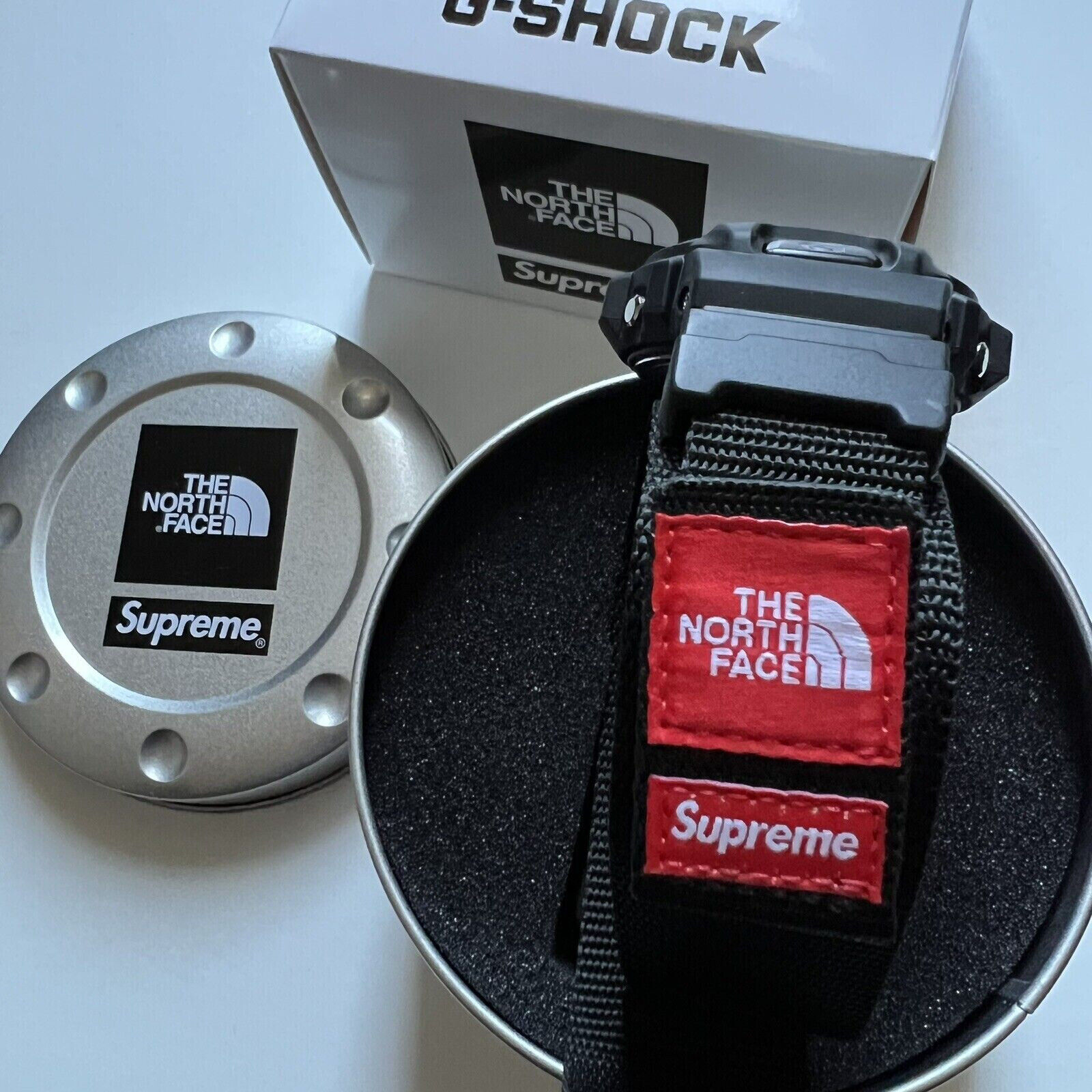 Supreme x The North Face Casio G-Shock DW-6900 Watch Black NEW | eBay