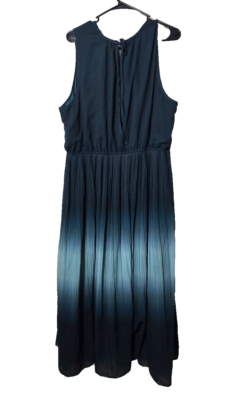 Apricot Maxi Dress 2X Blue Ombre Chiffon Pleated Fairycore Backless Keyhole Boho | eBay Apricot Maxi Dress 2X Blue Ombre Chiffon Pleated Fairycore Backless Keyhole Boho | eBay