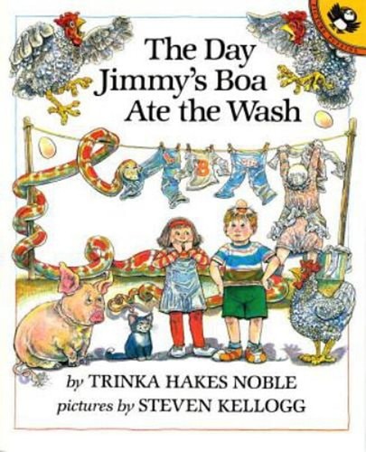 The Day Jimmy's Boa Ate the Wash Paperback Trinka Hakes Noble
