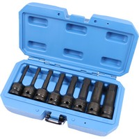 "1/2\" Kraft-Bit-Stecknuss-Satz, Innensechskant, 8-Tlg, 5 - 19 Mm"