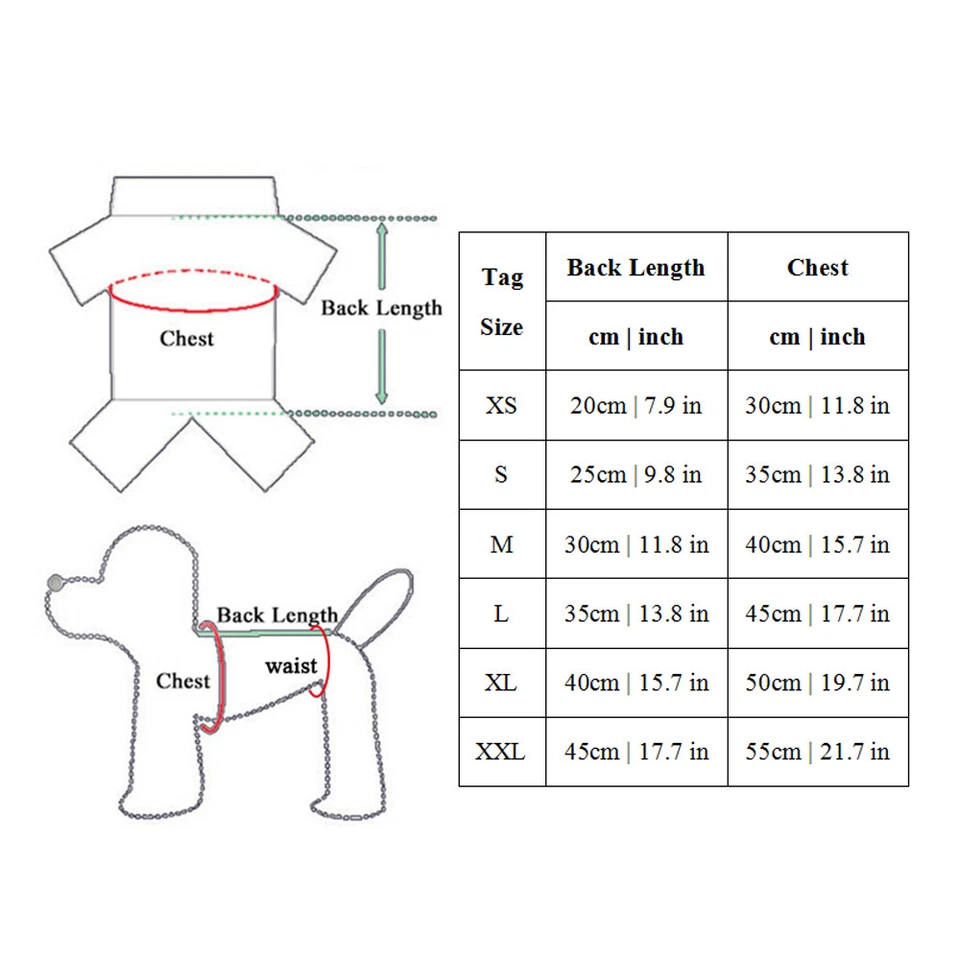 Pet Dog Sweaters Soft Winter Warm Pet Clothes Jacket Coat Vest Teddy Plush Cozy↔ - Image 3 of 4