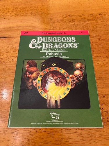 D&D B7 Rahasia - Dungeons & Dragons Module TSR 9115 - Picture 1 of 7