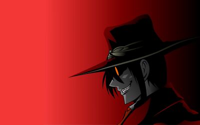 Anime hellsing alucard red  Custom Playmat Mat Pad
