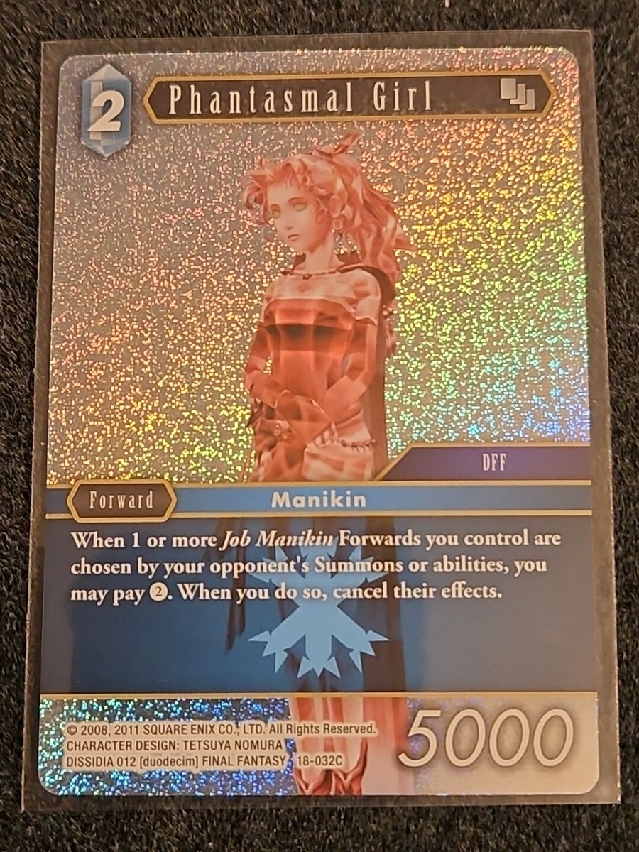 Phantasmal Girl Foil - 18-032C - NM - Final Fantasy FFTCG | eBay