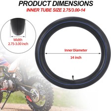Tubo interior 90/100-14"" pulgadas de repuesto para tubo pit motocross