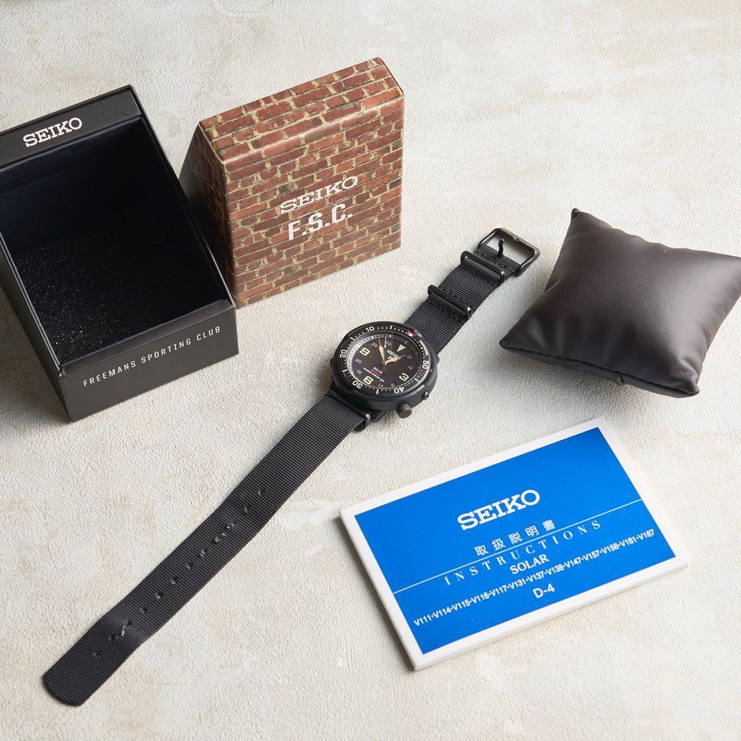 Seiko Solar Men's Black Watch - SBDJ025 for sale online | eBay