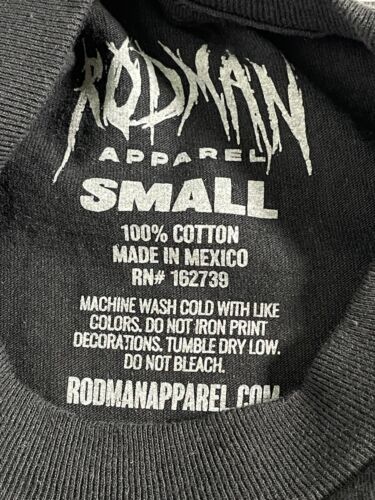 Dennis Rodman Apparel #91 Legend Status Camiseta Negra Para Hombre PEQUEÑA - Imagen 11 de 12