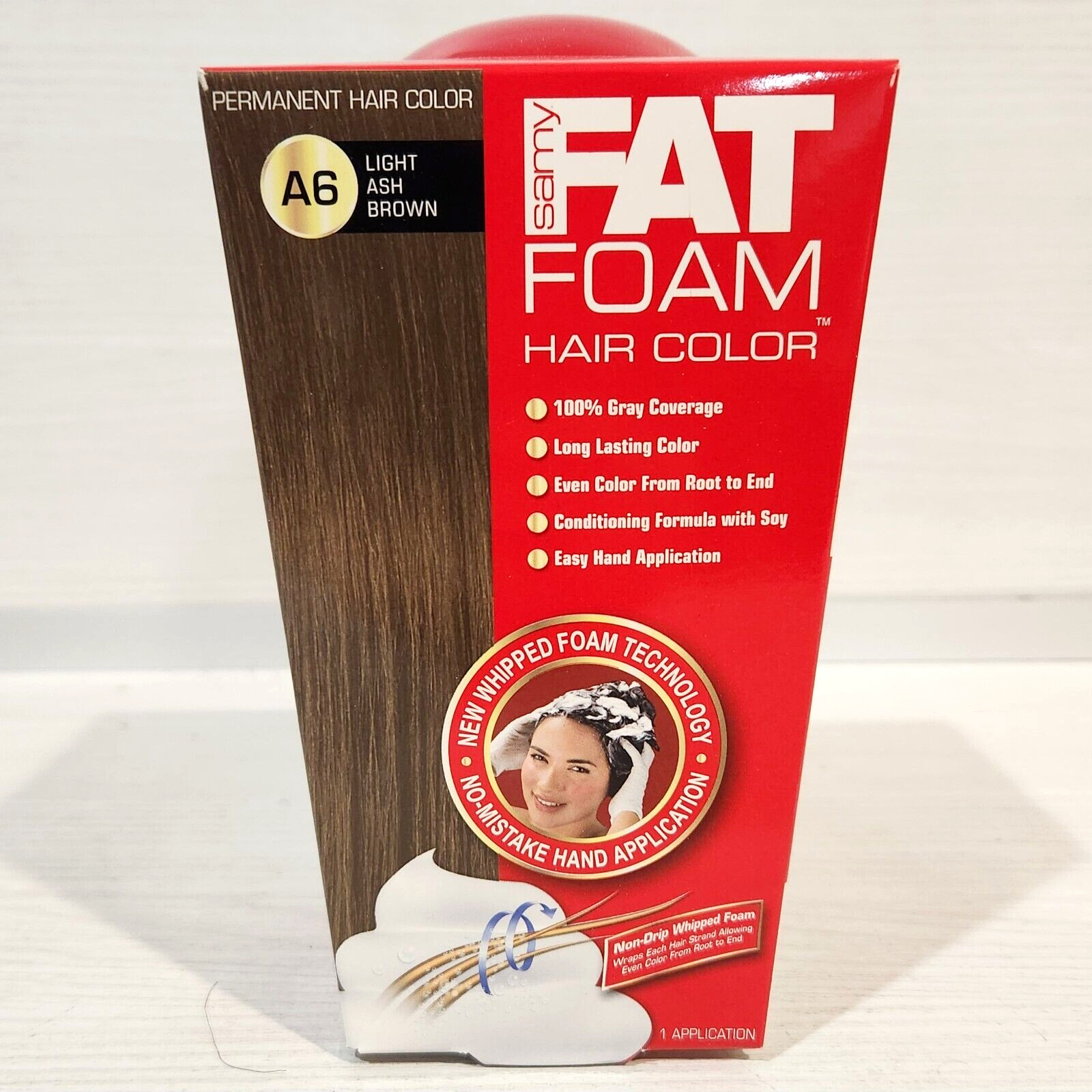 A6 Light Ash Brown 1 Unit Discontinued Permanent Dye