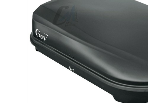 E9000 BAULE BOX TETTO GEV SPAZIO320 NERO OPACO 125X90X34 PORT 50kg 320L OM. TUV - Foto 3 di 16