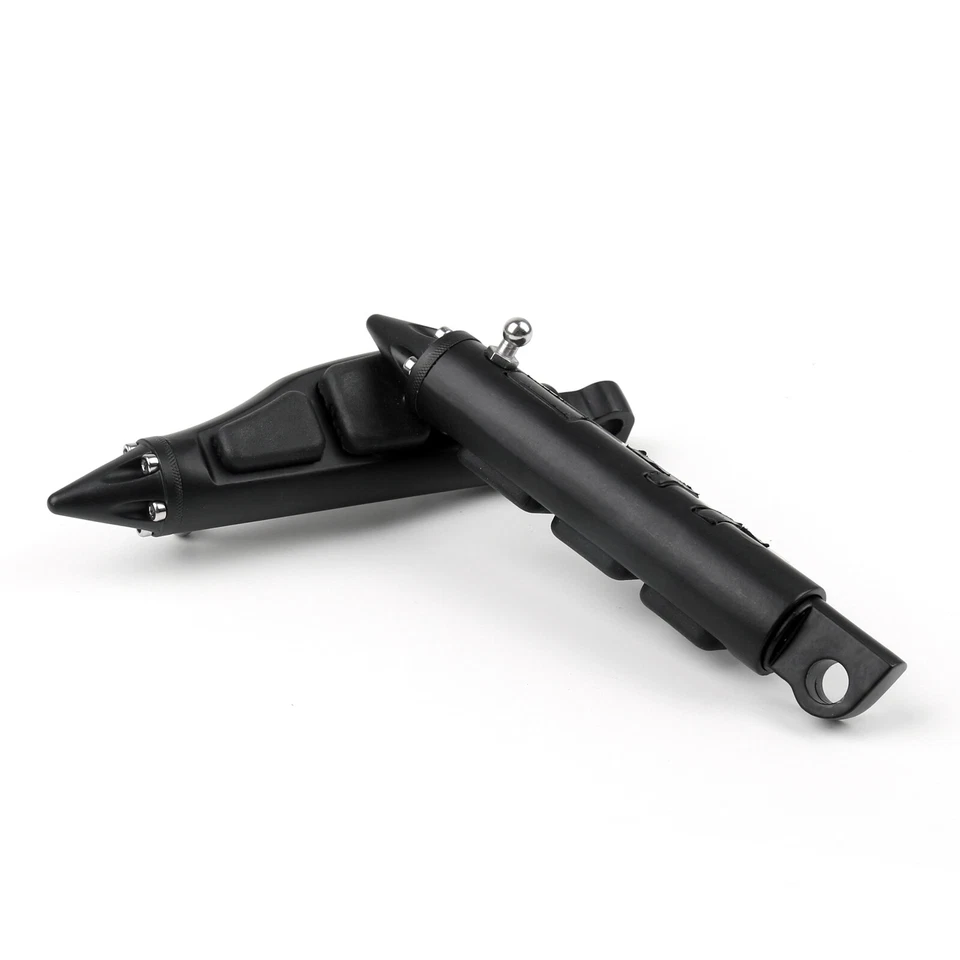 4475 Stiletto Pegs Footpegs For Softail Sportster Dyna Glide Fat Boy Black Foto 4 de 4