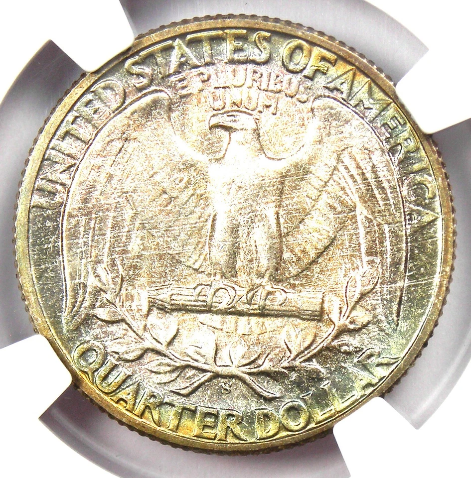 1943-S Washington Quarter 25C - Certified NGC MS67+ Plus Grade - $2,000 Value! - Image 4 of 4