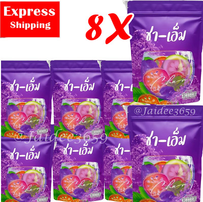 8X CHA-M TEA Herbal Dietary Supplement Detox Herbs Drink Burn Nourish Body 150g