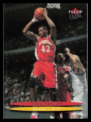 2003-04 Fleer Ultra Base Theo Ratliff Atlanta Hawks #27