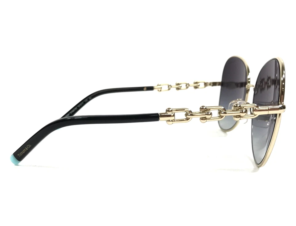 Tiffany & Co. Sunglasses TF3086 6166/3C Gold Butterfly with Gradient Gray Lenses - Image 3 of 4
