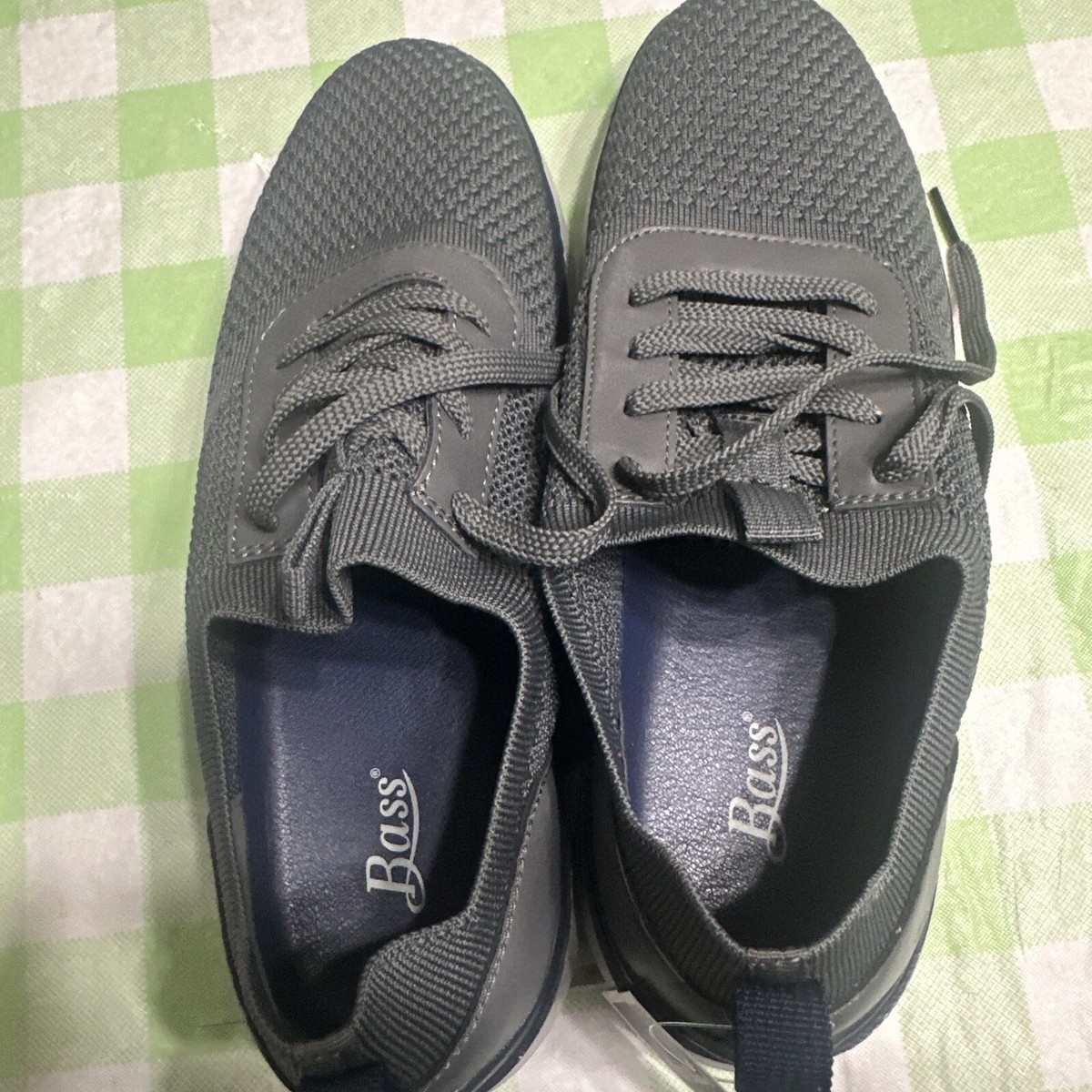 G.H. Bass Fashion Sneakers Size 9 Gray Oxford Fabric Upper 