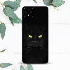 Black Cat Face Animal Aesthetic Case For Google Pixel 2 3 3a 4 4a 5 6 7 8 XL