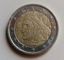 Kursm&uuml;nze Italien 2005, 2&euro;, Dante Alighieri, aus Umlauf