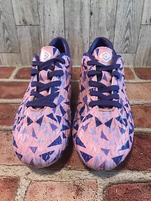 Umbro Dream Pairs Junior 2  Soccer Cleats Pink Purple HZ19003k Textured Boots