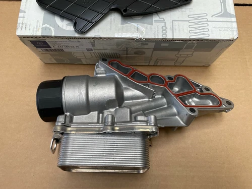 Mercedes Benz Genuine C E G ML S SLK-Class Oil Filter Housing W/Oil Cooler NEW - Bild 5 von 5