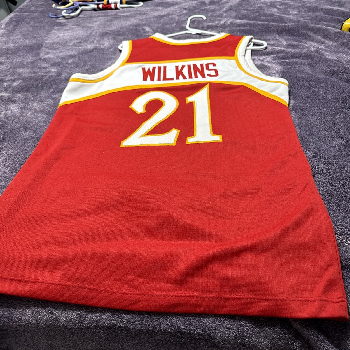 Vintage Brand? NBA #21 Dominique Wilkins Atlanta Hawks Large 21x33