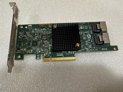Dell 27NFF LSI 9207-8i 6Gbps SAS PCIe 3.0 HBA P20 IT Mode ZFS TrueNAS UNRAID