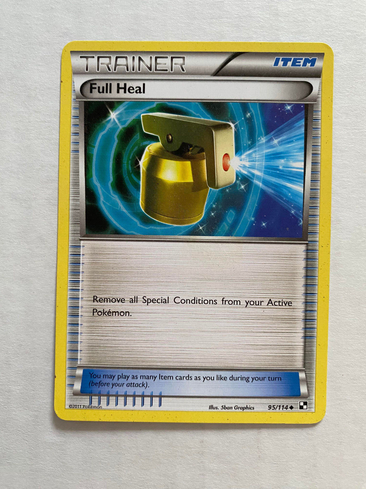 Full Heal 95/114  - Pokemon Card Trainer Game adult kids play Remove all spMINT