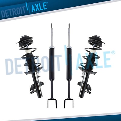 Front Struts w/Coil Spring Rear Shocks Absorbers Kit for 2013 - 2016 Dodge Dart