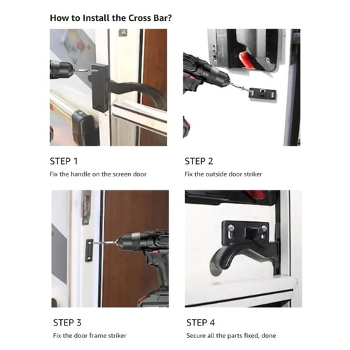 RVs Screen Door Latch Right Hand Handle Replacement for Camper Trailer Motorhome - Bild 3 von 8