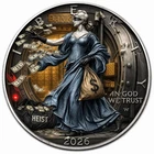 2026 American Eagle Bank Heist Edition Colorized 1 oz Silver Art Coin