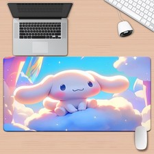 40 90cm1pc Sanrio for cinnamoroll XXL Mouse Pad - Non-Slip Rubber Base, Large Ga