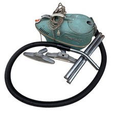 VTG Turquoise Interstate Electra Compact C-4 Canister Vacuum W/ Hose Attachments