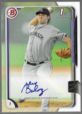 2015 Bowman Prospects Autograph Alex Balog #PA-AB Colorado Rockies Rookie Auto
