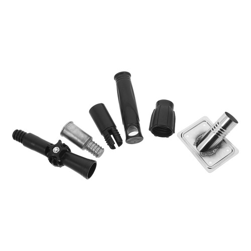 BUTIFULSIC Threaded Extension Pole Angle Adapter – Universal Joint For Cleaning Brushes, Squeegees, Paint Rollers – Rotatable, Ergonomic – Black