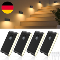 Willed Led Nachtlicht Mit Bewegungsmelder, 4 StüCk Treppenlicht Mit Bewegungsmel