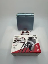 Nintendo Game Boy Advanced SP Peral Blue AGS-001 TESTED & WORKING W/Charger