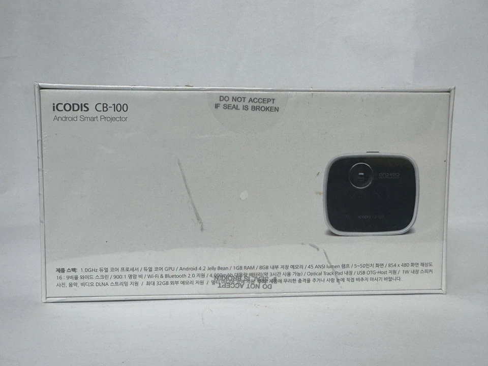 iCODIS CB-100 Mini Projector Android installed Pico OS DLP WiFi Bluetooth  - Image 4 of 4