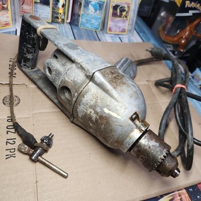 Rare VTG Thor Speed Drill Type 400 Made In USA AC/DC All Metal Body W/Chuck Key