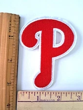 Philadelphia Phillies Embroidered Patch MLB 3.5" Iron on Sew on Free Shipping
