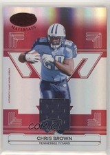 2006 Leaf Certified Materials Mirror Red Materials 142/150 Chris Brown #142 fm0