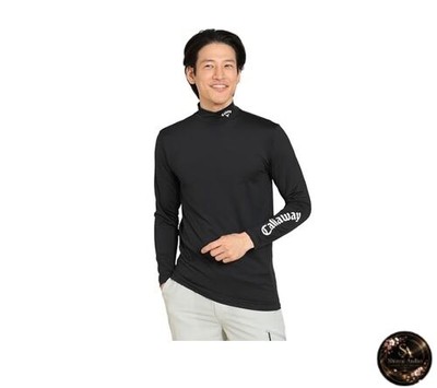 [Callaway] Herren Langarm High-Neck Shirt / Golf Innenbekleidung 24SS_1010_Sc...