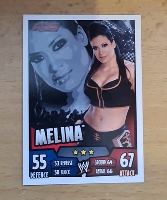 WWE Topps Slam Attax Rumble MELINA / Wrestling Diva Card Karte # 76
