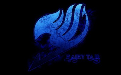 Anime fairy tail blue simple Custom Gaming Mat Desk