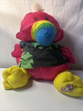 Fisher Price Puffalump Wild Things Pink Toucan Plush Hawaiian Shirt Vintage 1987
