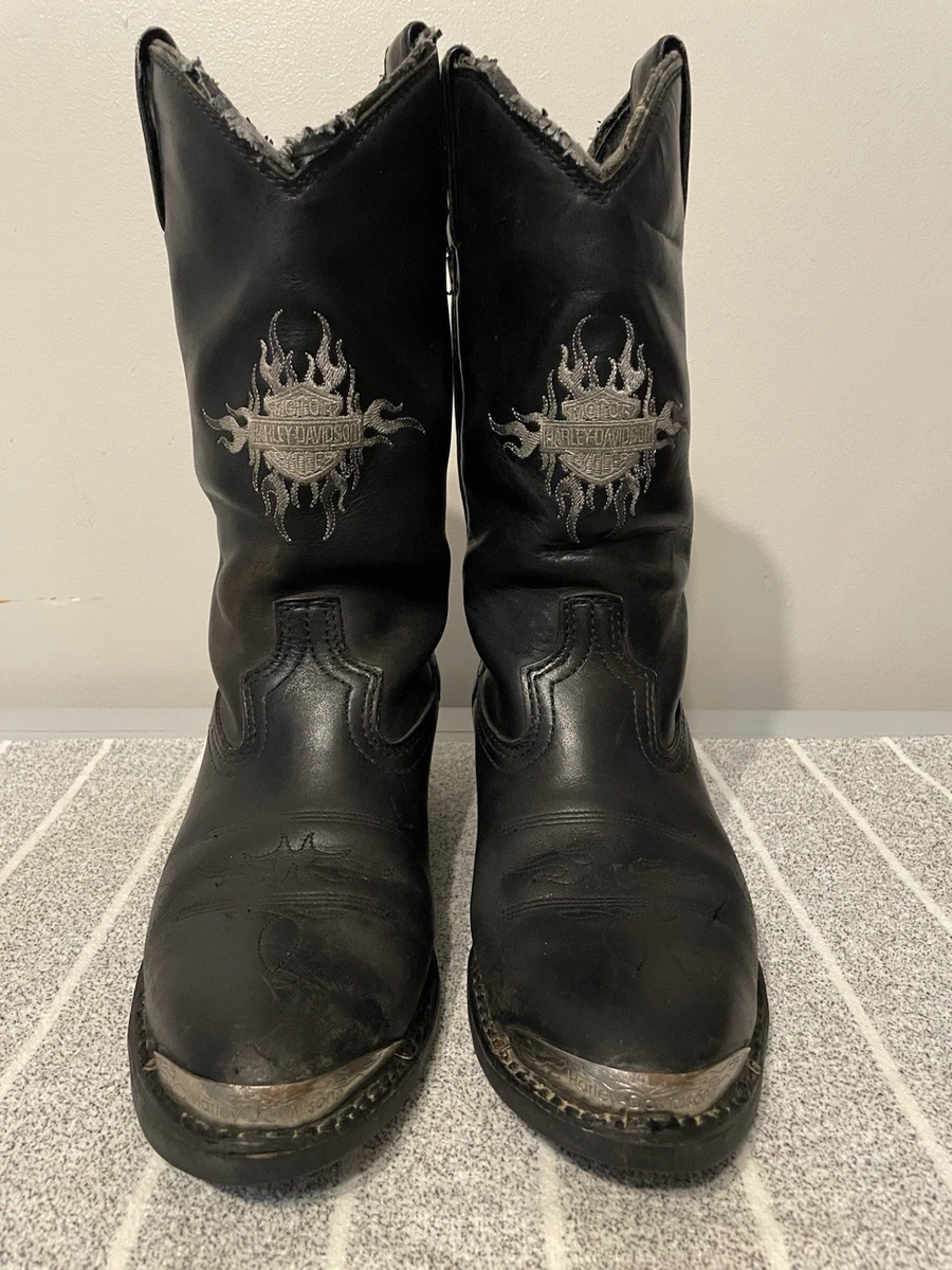 Harley-Davidson Black Western Boots for Men for Sale | Shop  display picture 2